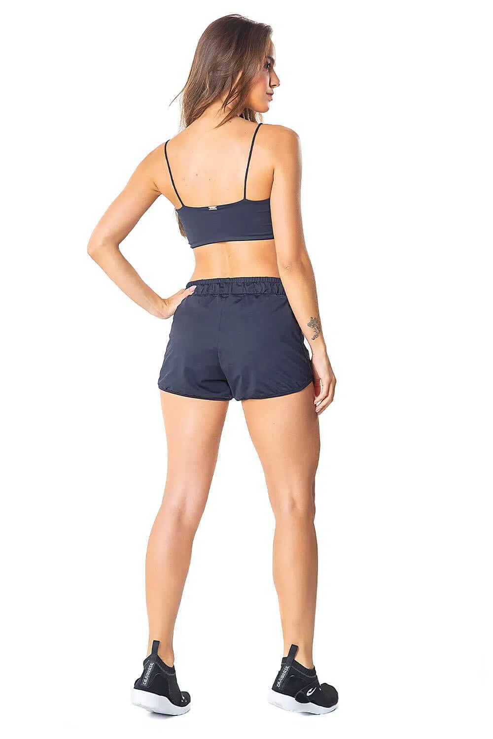 Short Fitness Smart Black - Caju Brasil