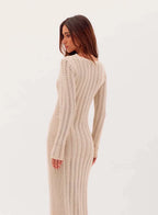 Simara Long Knit Dress - OASIS Resortwear - WaveFit
