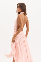 Sophia Asymmetric Balloon Maxi Dress