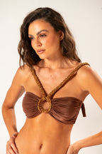 Crochet Strapless Turbo Tube Set - Falesia Carioca - WaveFit