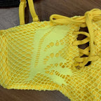 Bodysuit Rute Pescador Yellow Crochet - WaveFit