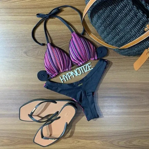 Bikini Andrieli Purple Crochet - WaveFit