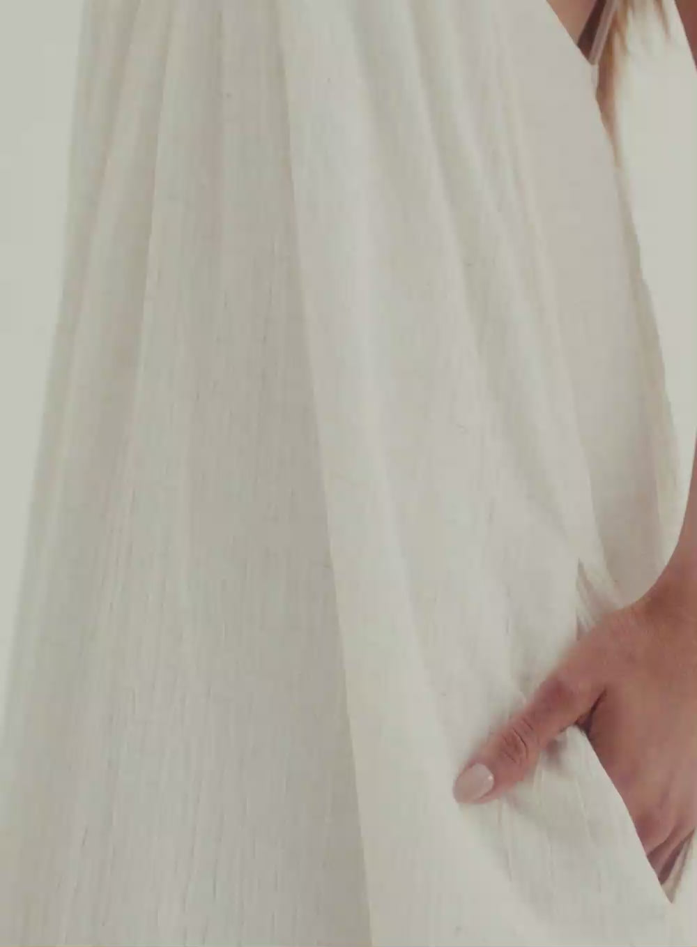 Sandra - Long, Flowy Linen Dress