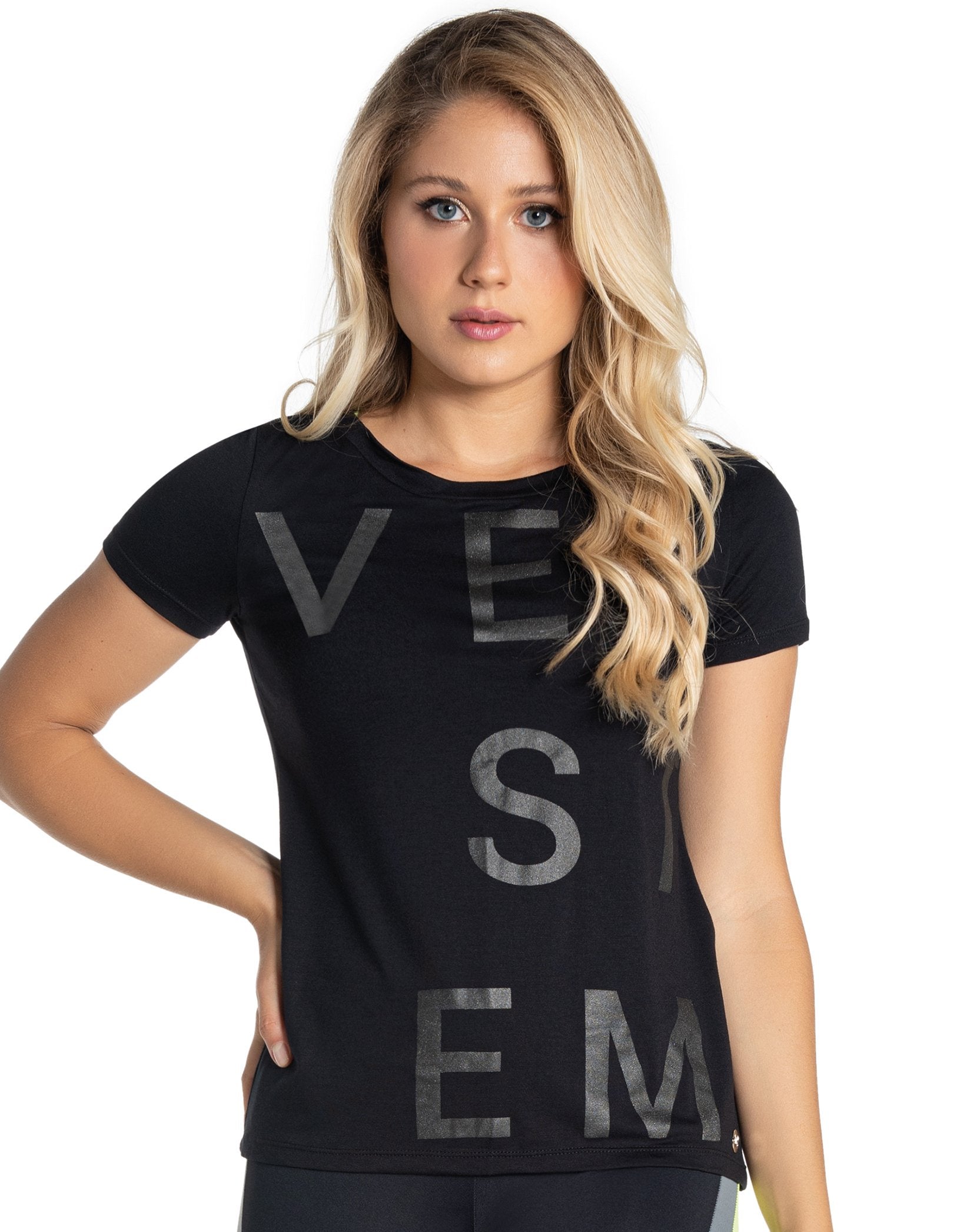 Top Black Affection Short Sleeve - Vestem
