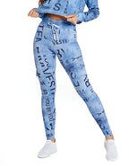 Legging Fuso Extreme Blue Denim - Vestem - WaveFit