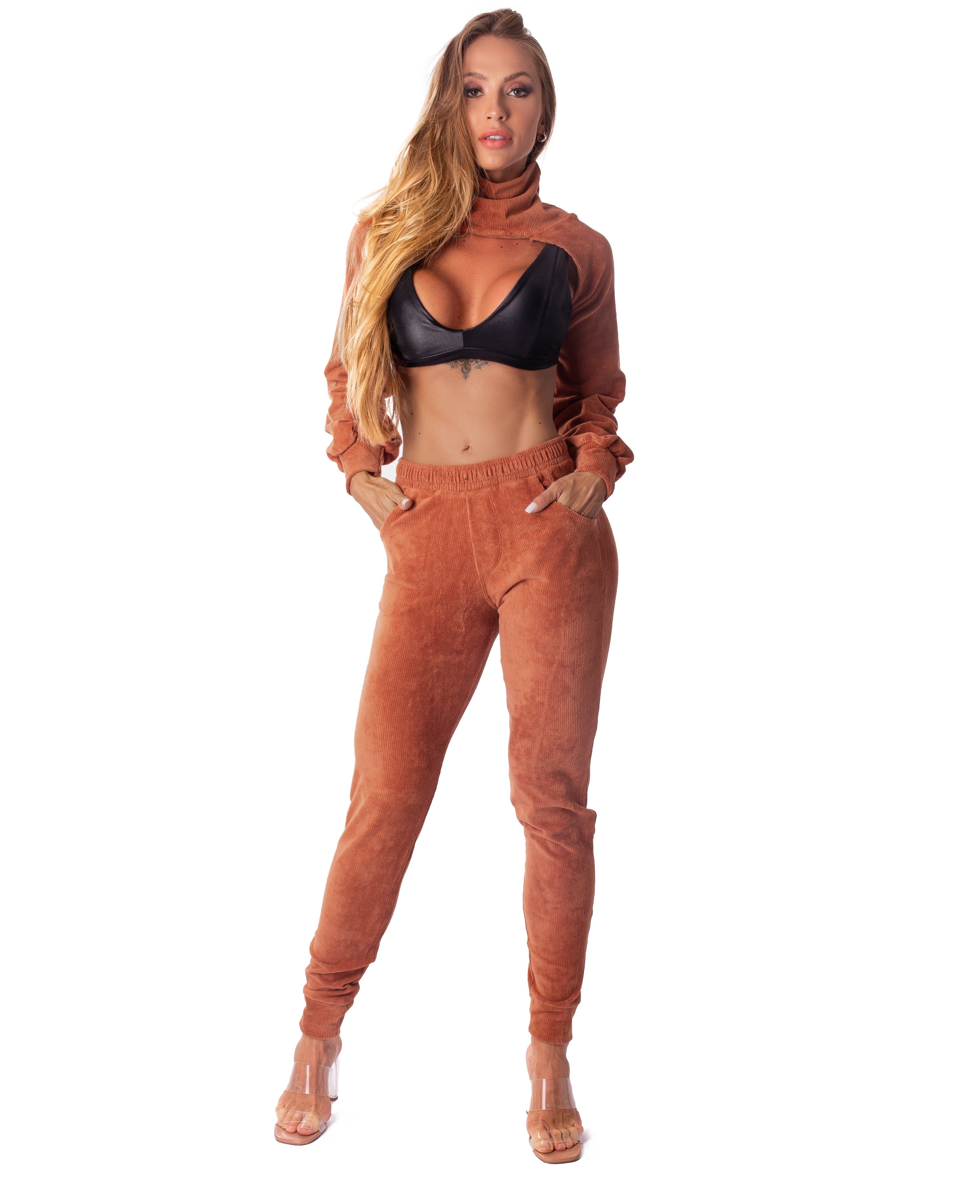 Jogger Pants Elegantly Caramel - Let's Gym
