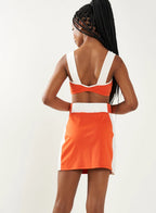 Sports Bra Cutouts Bicolor Sport Running - WaveFit