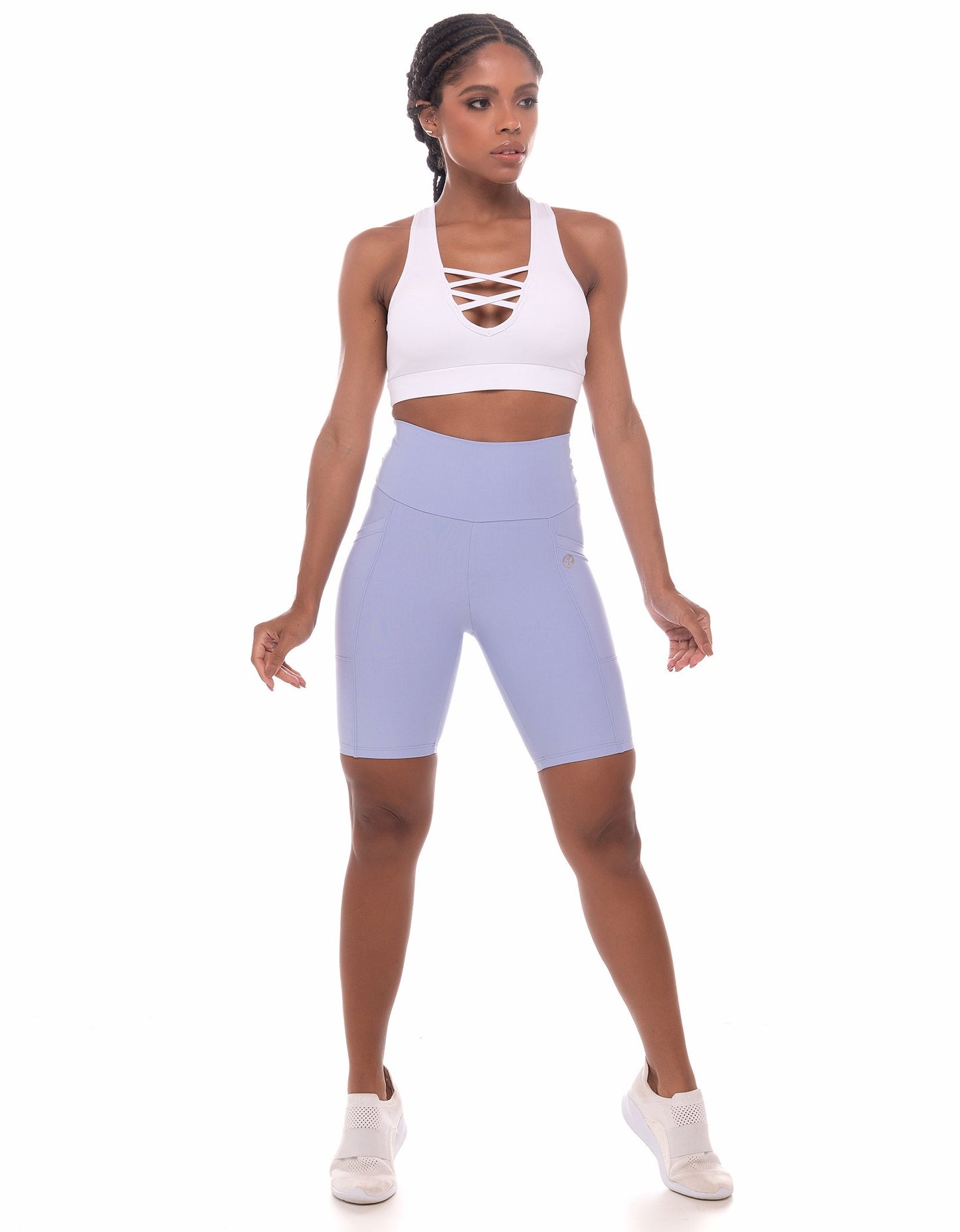 Shorts Bella Drizzle Blue - Vestem