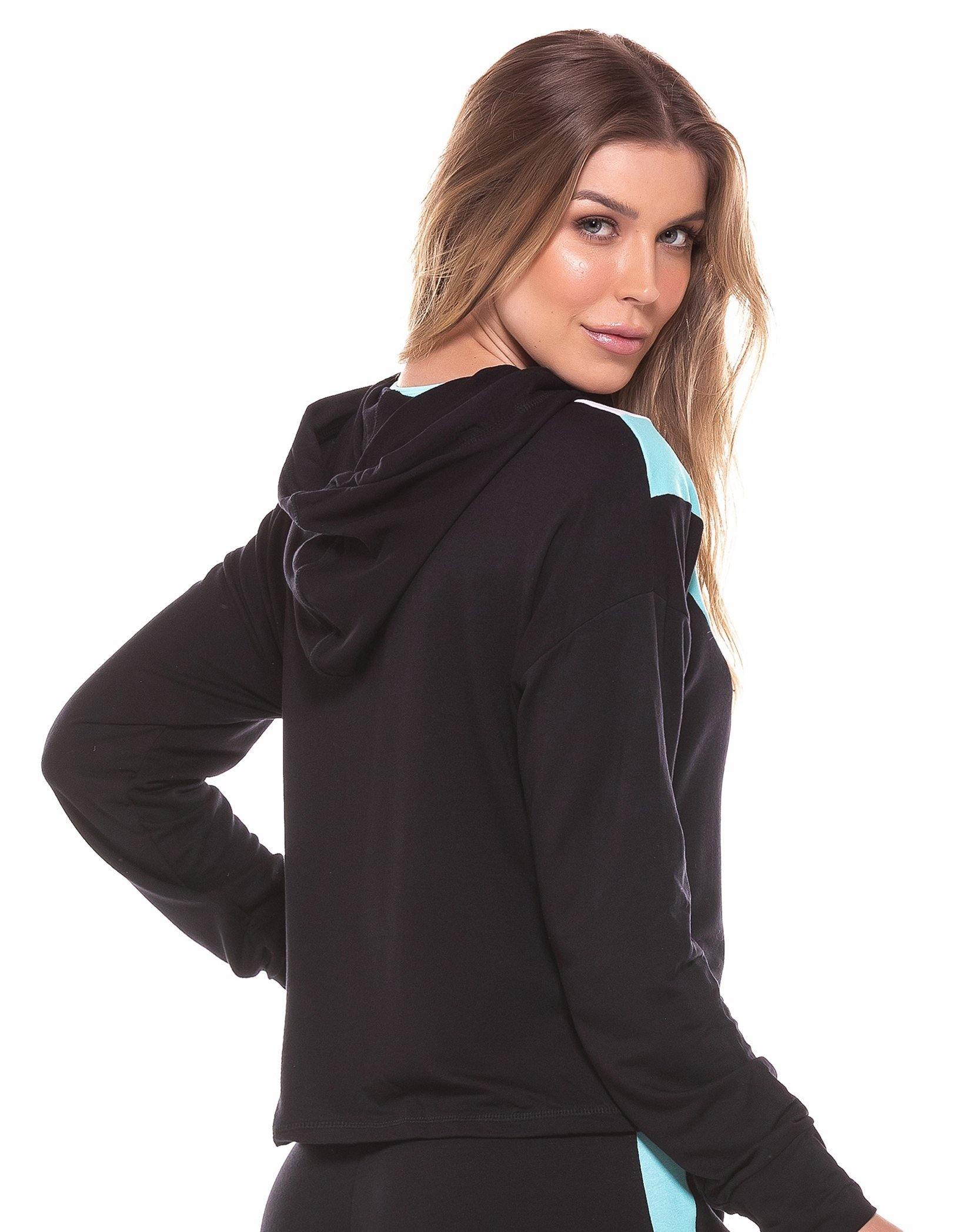 Blouse Long Sleeve Star Black - Vestem