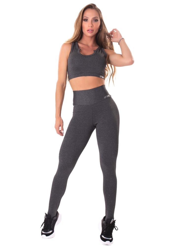 Leggings Move and Slay Grey - Let’s Gym