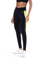 Leggings Fuso Fergata With Neon Yellow - Vestem - WaveFit