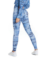 Legging Fuso Extreme Blue Denim - Vestem - WaveFit