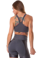 Sports Bra Gorgeous Grey - Let's Gym - WaveFit