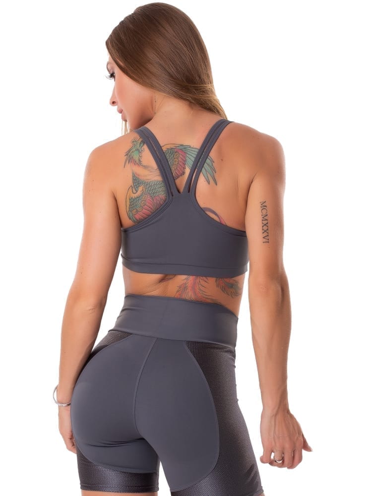 Sports Bra Gorgeous Grey - Let's Gym