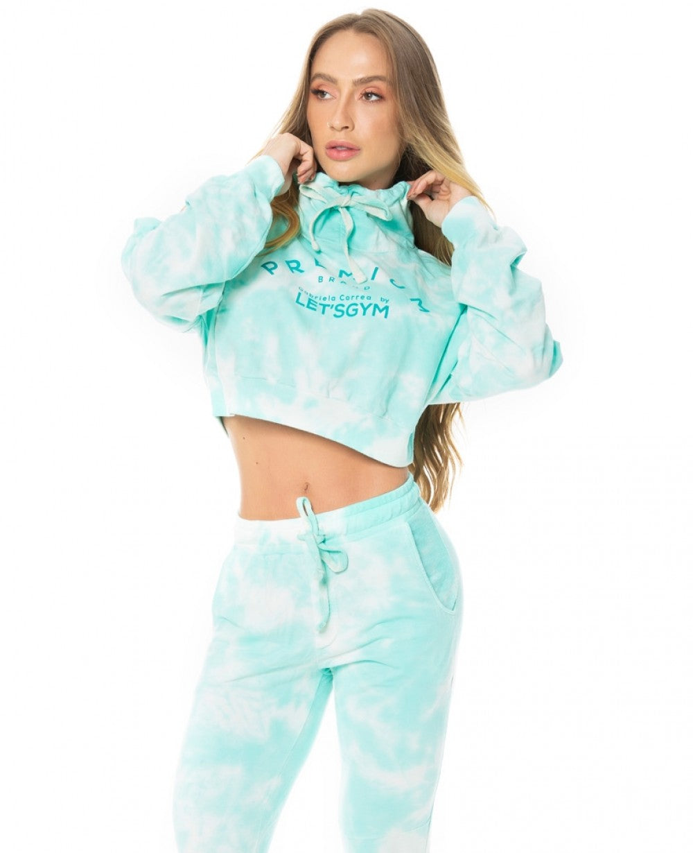 Jogger Let's Gym Tie Dye Green