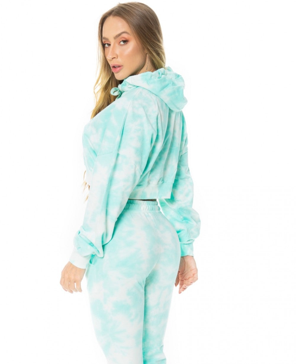Jogger Let's Gym Tie Dye Green