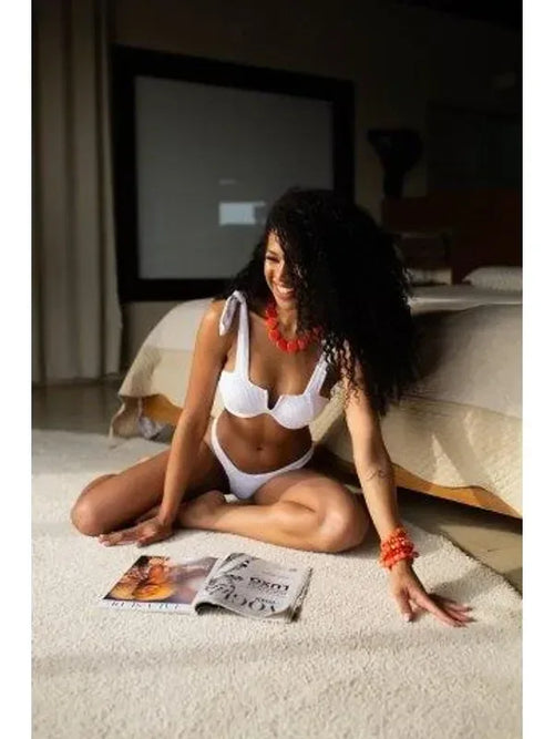 Bikini Erika Slot White - Hypnotize Fashion Beach - WaveFit